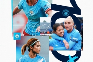 长谷川唯迎来曼城女足生涯百场里程碑，并荣膺上赛季曼城队内最佳女足球员。