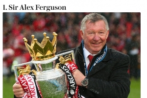 电讯报评选英超历史十大主帅：弗格森居首，瓜迪奥拉次之，温格与穆里尼奥分列第三、四位