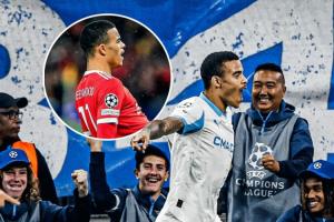 时隔4年欧冠再度破门！格林伍德单刀巧施兜射，8场3球4助闪耀，身价已升至队内首位。