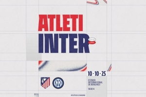 官方宣布，马德里竞技队将于10月10日与国际米兰队展开一场友谊赛。