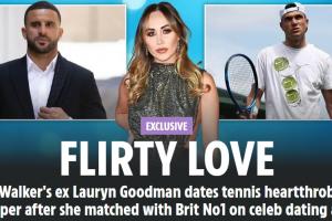 太阳报：沃克前情人与英国网球选手德雷珀约会，两人年龄差11岁