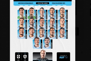 乌拉圭队公布最新大名单：巴尔韦德、阿劳霍、本坦库尔等名将缺席，同时有多名新面孔入选。