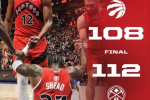 掘龙本场失误比掘金多20次、投篮次数少30次，仍以4分之差惜败。