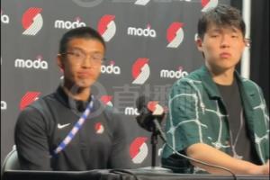 小吧赛后采访杨瀚森—谈对阵库巴追是否紧张：不紧张，感觉像在打2K游戏