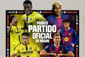 官方确认，西甲第17轮比利亚雷亚尔与巴塞罗那的比赛将于12月20日在迈阿密举行。