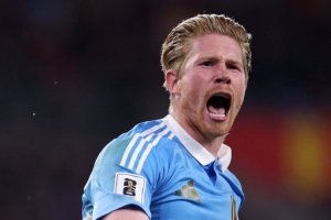 世预赛：德布劳内点球梅开二度，特罗萨德建功，比利时4-2力克威尔士