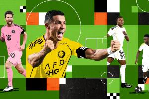 福布斯2025收入最高足球运动员：C罗2.8亿刀断层领跑，梅西1.3亿