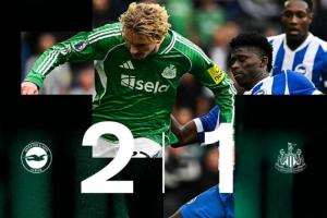 流年不利…纽卡8轮仅2胜掉至英超14，强援还在伤+死敌高居英超第7