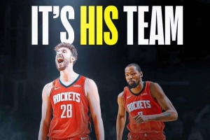 申京持续进步！美媒分析火箭队：即便杜兰特这般实力也仅是二把手，这支球队潜力巨大，令人忌惮。