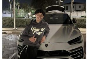 迷你罗社媒账号晒出26.5万兰博基尼？该账号为球迷所创，非其本人官方账号❌