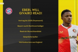 德媒：拜仁今夏或对中前后场全面补强，已接触费耶诺德右后卫雷德