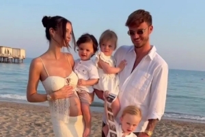 喜讯！麦迪逊女友再度迎来一对双胞胎。