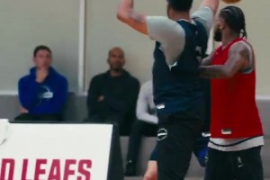 状元连线！浓眉内传内助攻弗拉格双手暴扣