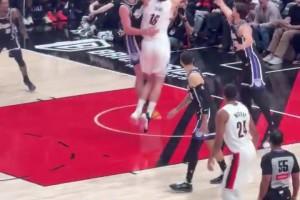 燃炸了杨瀚森丝滑背运+背转身单打上进！给尤班克斯上课！！